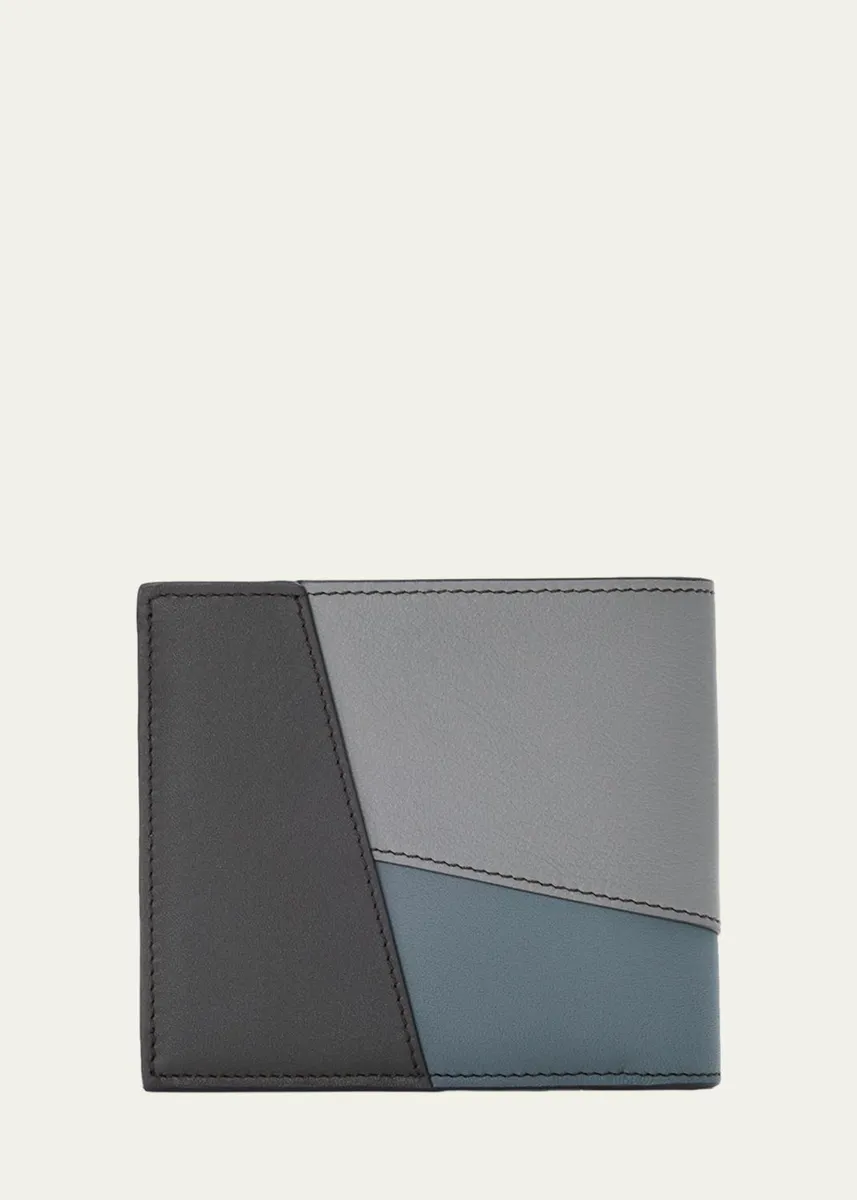 Loewe Men's Puzzle Edge Multicolor Leather Bifold Wallet | Thumbnail 6
