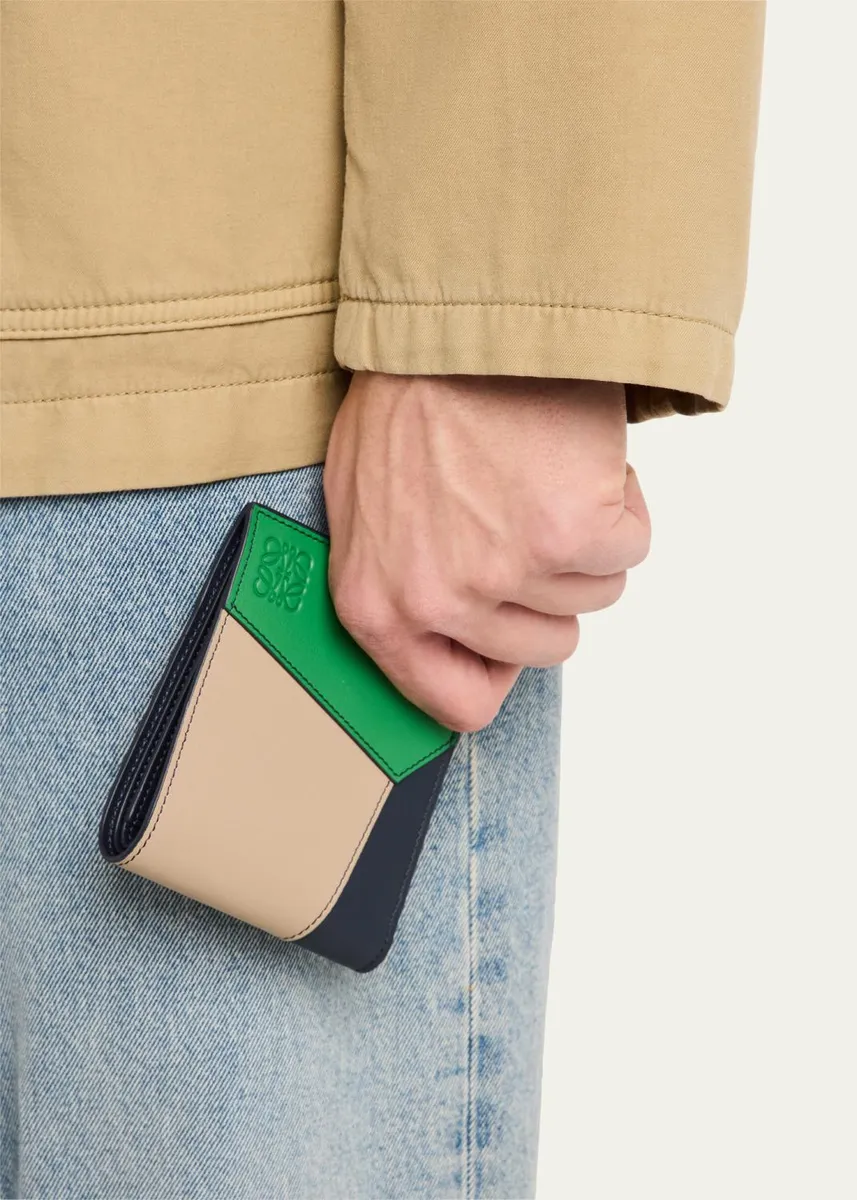 Loewe Men's Puzzle Edge Multicolor Leather Bifold Wallet | Thumbnail 8