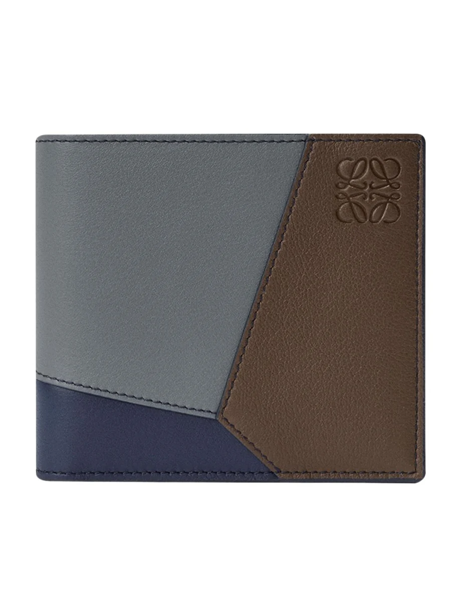 Loewe Men's Puzzle Edge Multicolor Leather Bifold Wallet