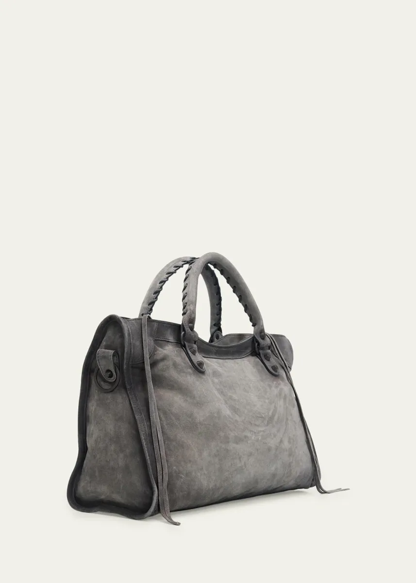 Balenciaga Le City Medium Leather Tote Bag | Thumbnail 3 Balenciaga Le City Medium Leather Tote Bag | Thumbnail 3