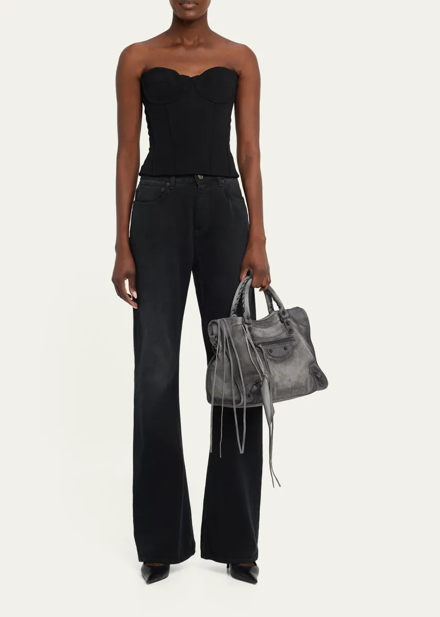 Balenciaga Le City Medium Leather Tote Bag | Thumbnail 5 Balenciaga Le City Medium Leather Tote Bag | Thumbnail 5