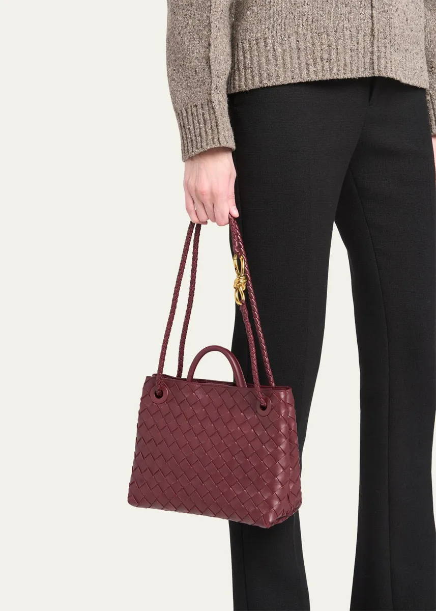 Bottega Veneta Andiamo Small Leather Top-Handle Bag | Thumbnail 2