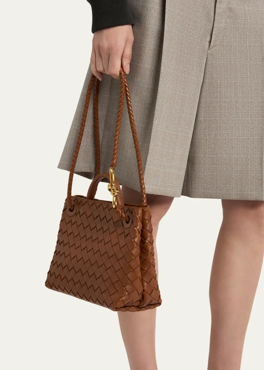 Bottega Veneta Andiamo Small Leather Top-Handle Bag | Thumbnail 6