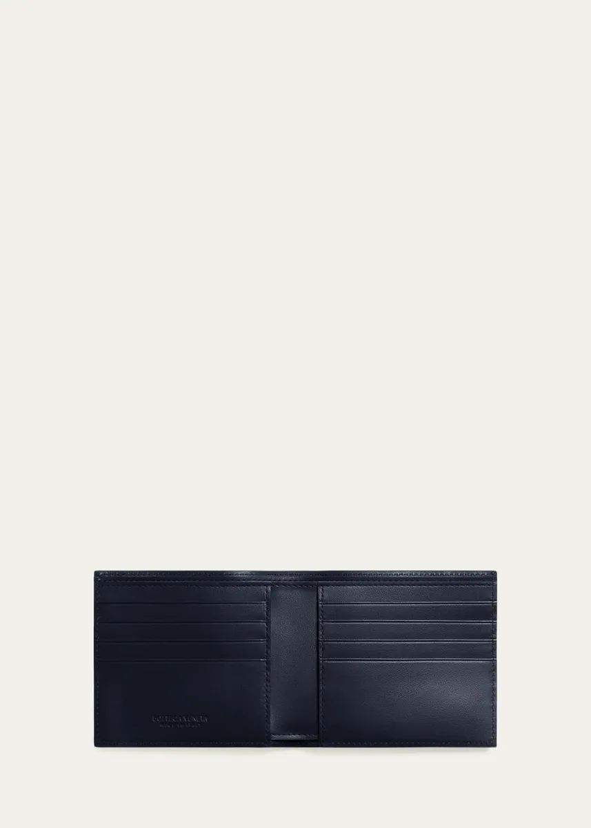 Bottega Veneta Men's Intrecciato Leather Colorblock Bifold Wallet | Thumbnail 2 Bottega Veneta Men's Intrecciato Leather Colorblock Bifold Wallet | Thumbnail 2