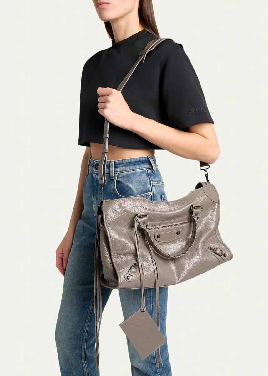 Balenciaga Le City Lambskin Leather Tote Bag | Thumbnail 2 Balenciaga Le City Lambskin Leather Tote Bag | Thumbnail 2