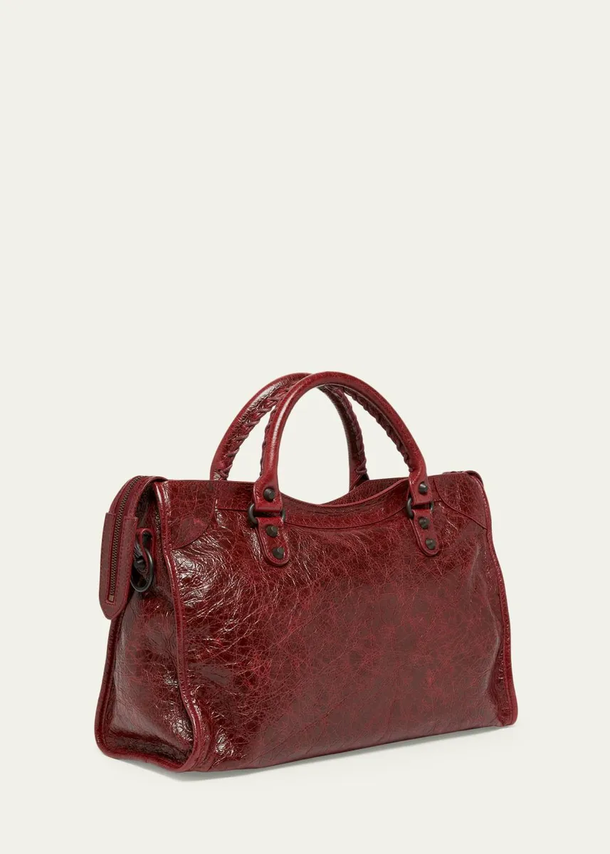 Balenciaga Le City Lambskin Leather Tote Bag | Thumbnail 6 Balenciaga Le City Lambskin Leather Tote Bag | Thumbnail 6