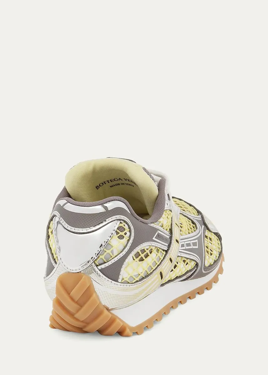 Bottega Veneta Women's Orbit Metallic Net Runner Sneakers | Thumbnail 7 Bottega Veneta Women's Orbit Metallic Net Runner Sneakers | Thumbnail 7