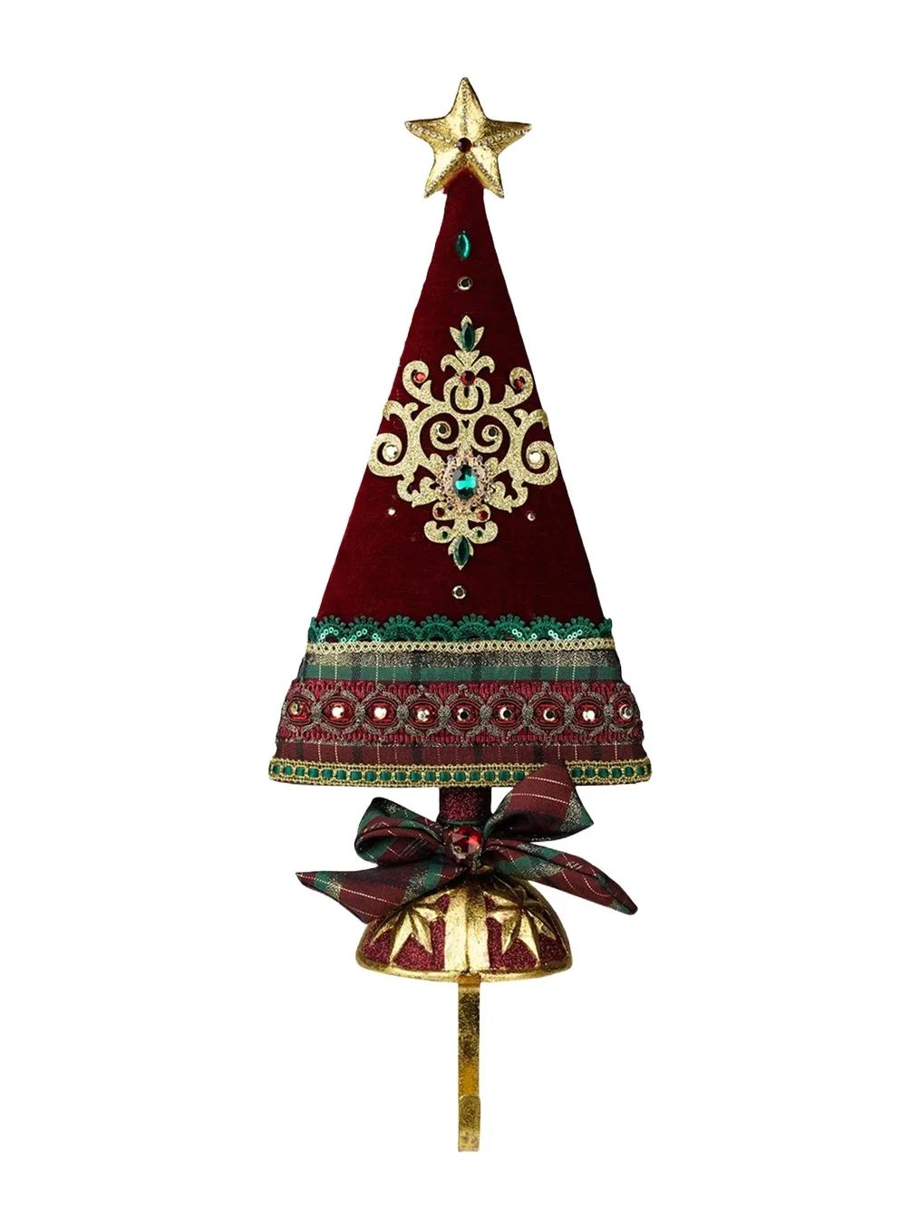 Katherine 's Collection Timeless Tidings Tree Stocking Holder