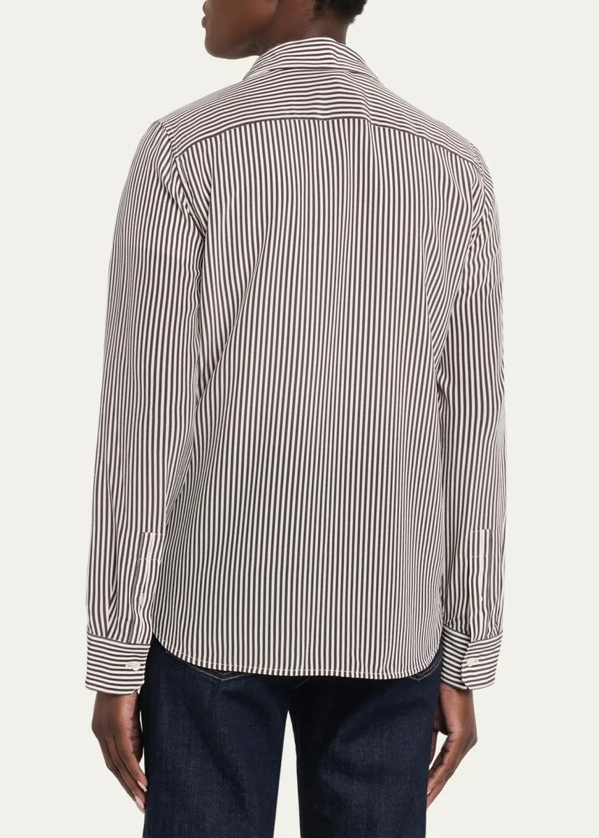 Nili Lotan Spotted Silk Button-Down Blouse | Thumbnail 3 Nili Lotan Spotted Silk Button-Down Blouse | Thumbnail 3