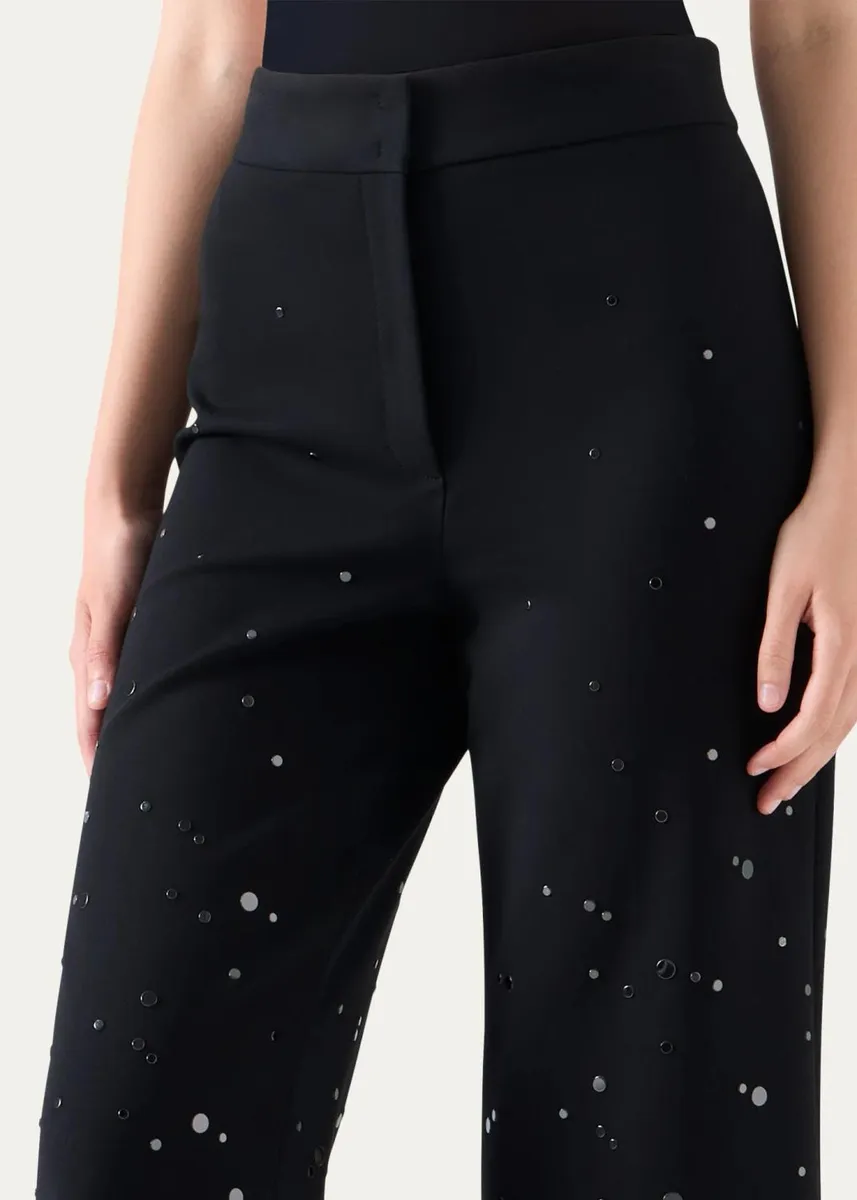 Akris punto Chieko Embellished Straight-Leg Ankle Pants | Thumbnail 4 Akris punto Chieko Embellished Straight-Leg Ankle Pants | Thumbnail 4
