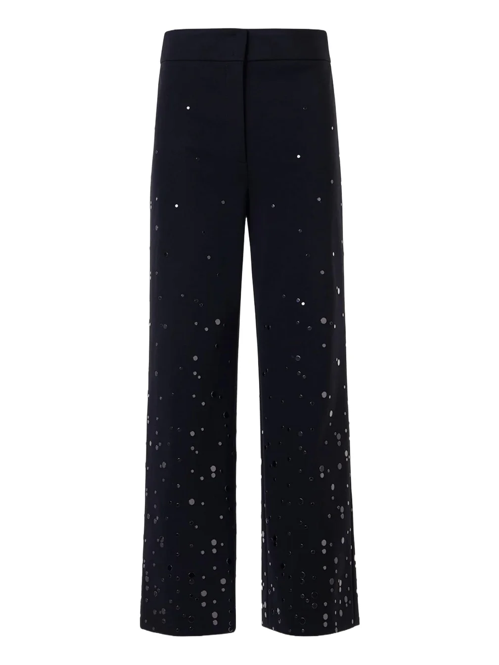 Akris punto Chieko Embellished Straight-Leg Ankle Pants