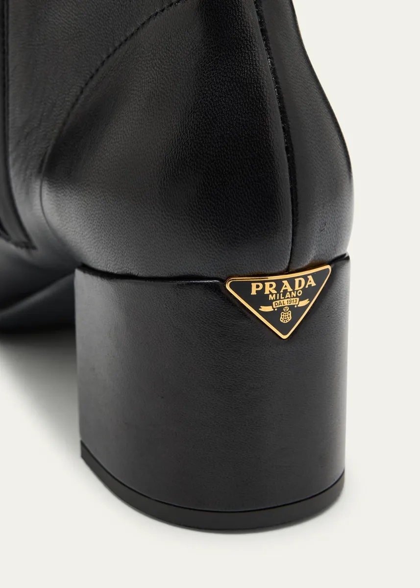 Prada 55mm Nappa Leather Ankle Boots | Thumbnail 5 Prada 55mm Nappa Leather Ankle Boots | Thumbnail 5