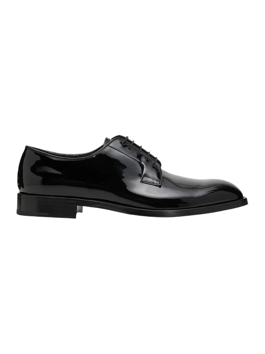 Prada Men's Vernice Formal Derby Shoes