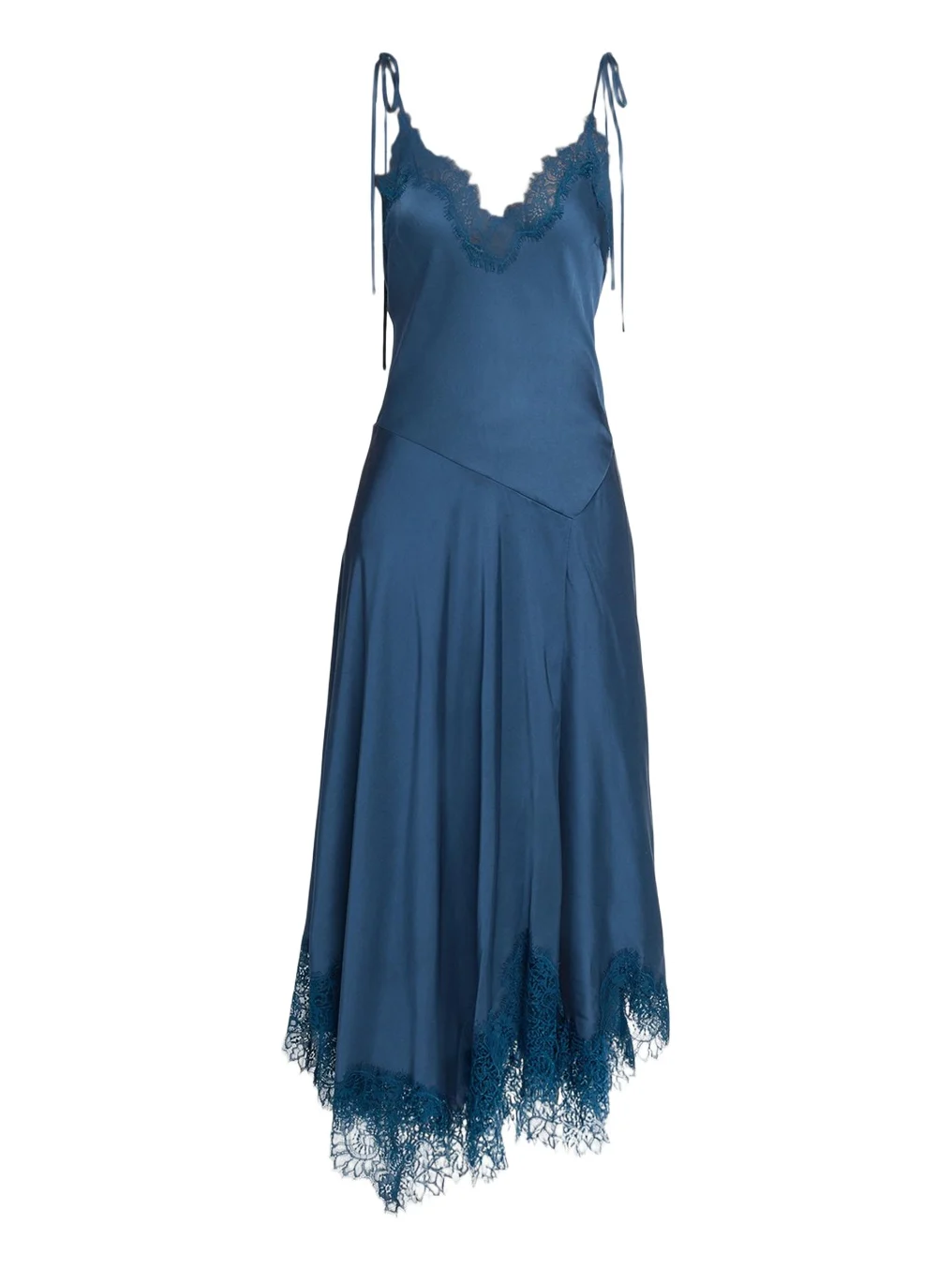 Aleena Satin Lace Maxi Dress Aleena Satin Lace Maxi Dress