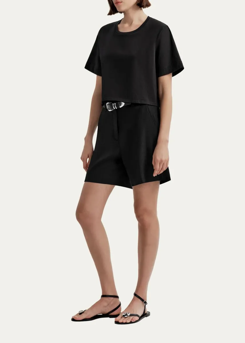 A.L.C. Kali Cropped Cotton Tee | Thumbnail 2