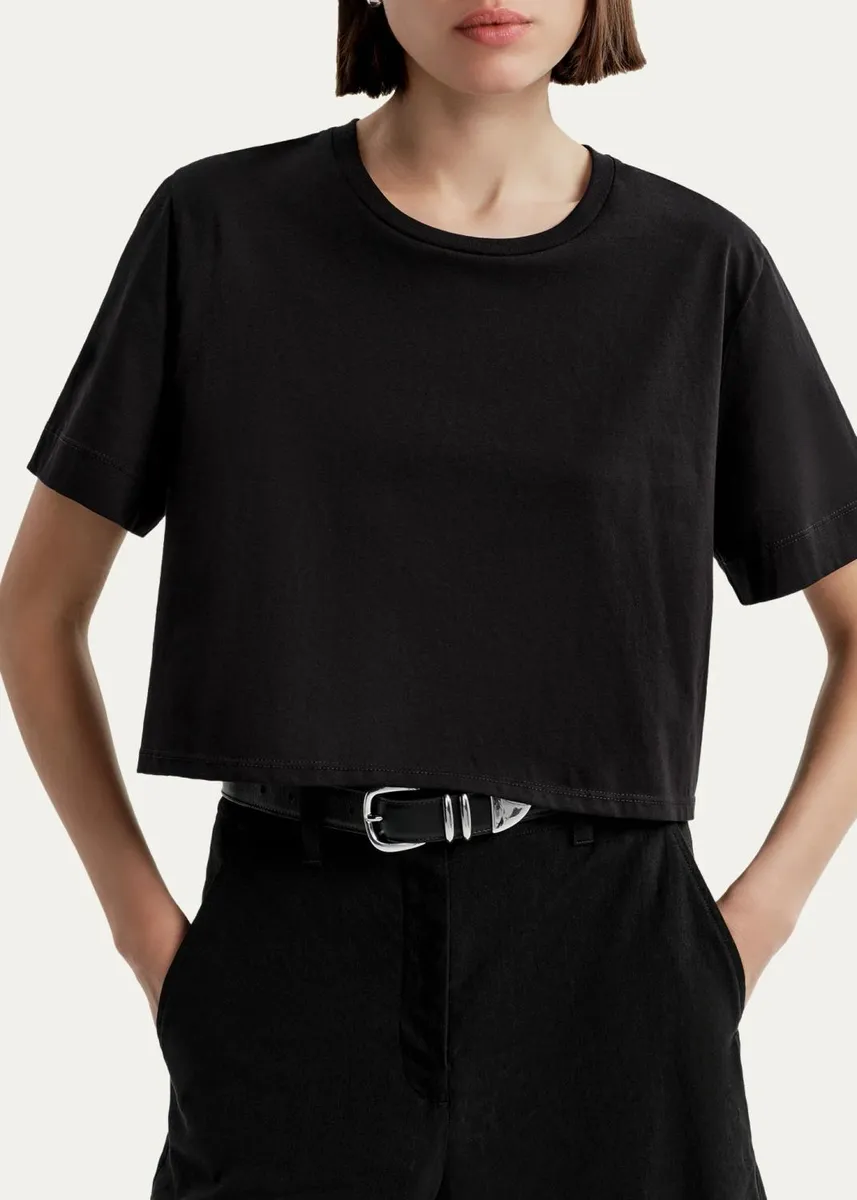A.L.C. Kali Cropped Cotton Tee | Thumbnail 5