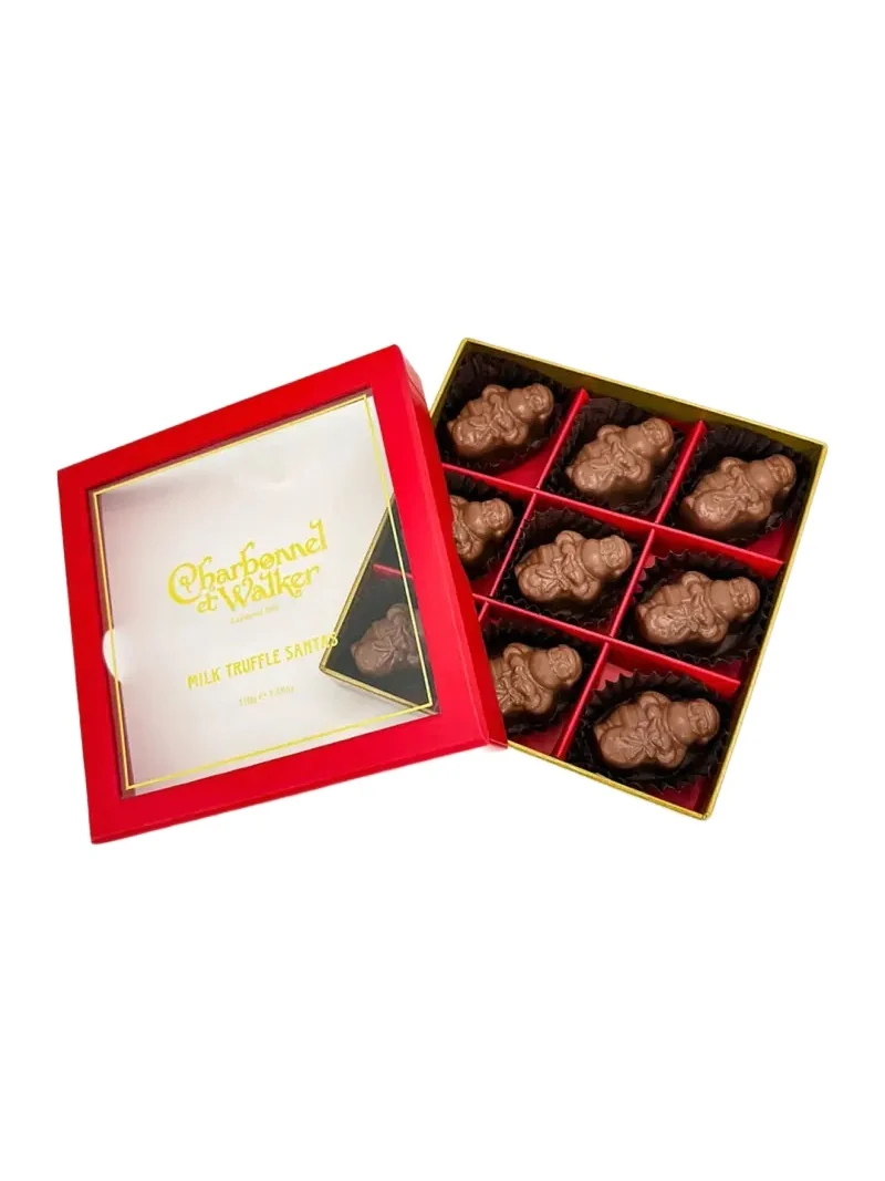 Milk Chocolate Santas, 3.88 oz. Milk Chocolate Santas, 3.88 oz.