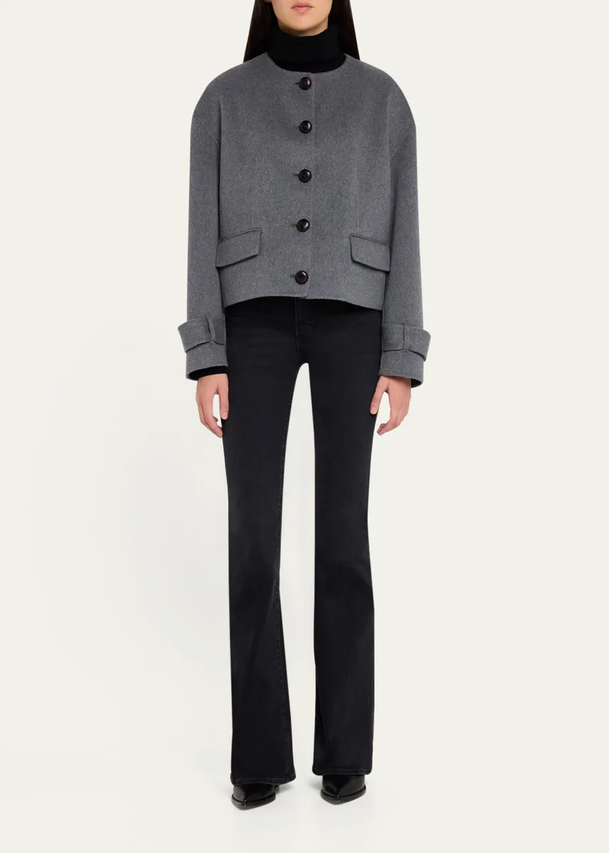 Veronica Beard Elaris Virgin Wool-Blend Crop Jacket | Thumbnail 2 Veronica Beard Elaris Virgin Wool-Blend Crop Jacket | Thumbnail 2
