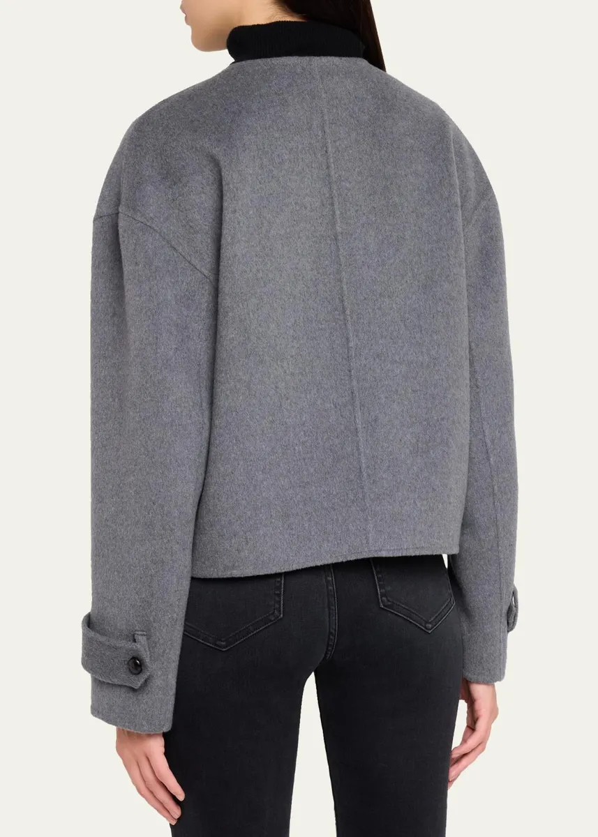 Veronica Beard Elaris Virgin Wool-Blend Crop Jacket | Thumbnail 3 Veronica Beard Elaris Virgin Wool-Blend Crop Jacket | Thumbnail 3