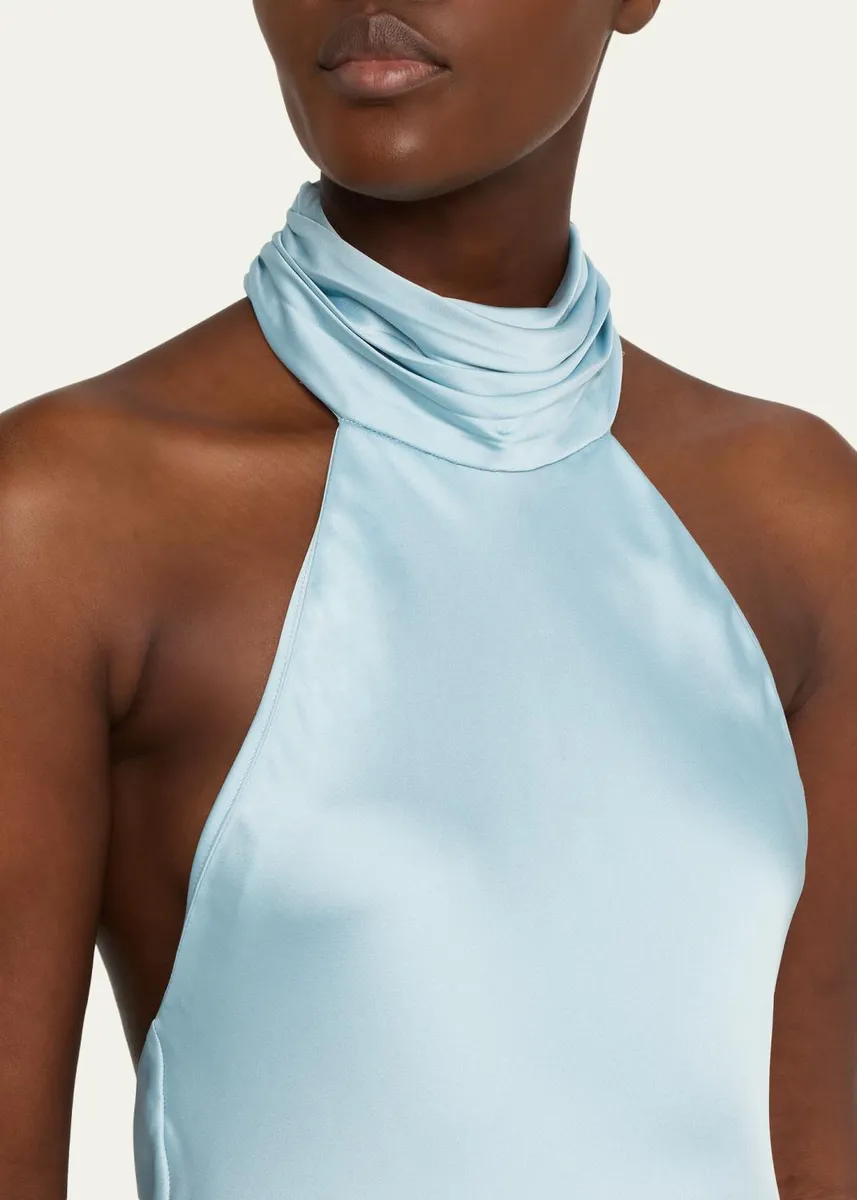 Ramy Brook Tatiana Low-Cut Halter Column Gown | Thumbnail 9 Ramy Brook Tatiana Low-Cut Halter Column Gown | Thumbnail 9