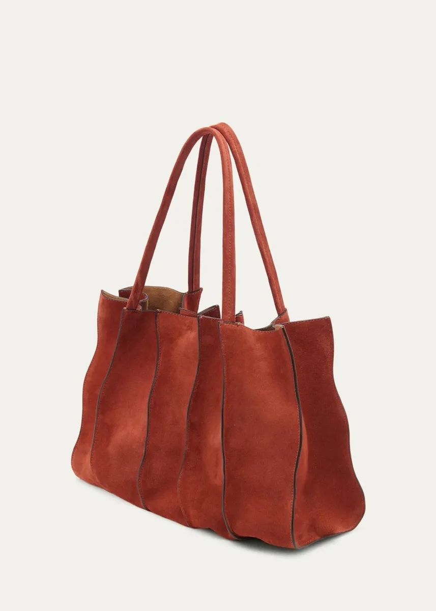 Ulla Johnson Adria Large Suede Tote Bag | Thumbnail 2