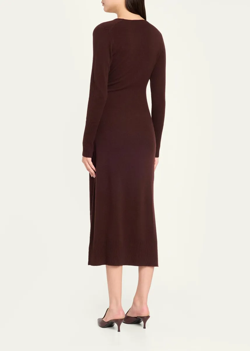 Veronica Beard Salomez Knit Wrap Midi Dress | Thumbnail 3 Veronica Beard Salomez Knit Wrap Midi Dress | Thumbnail 3