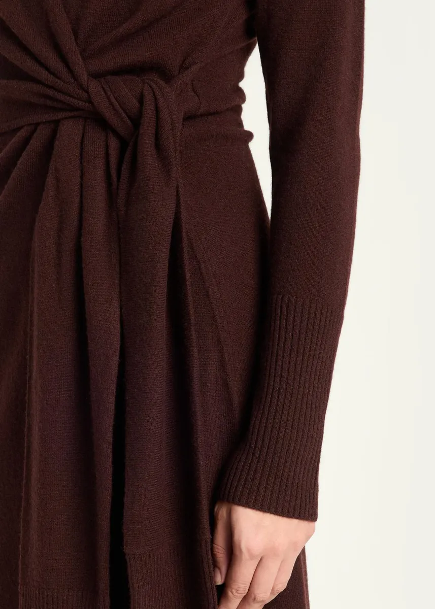Veronica Beard Salomez Knit Wrap Midi Dress | Thumbnail 5 Veronica Beard Salomez Knit Wrap Midi Dress | Thumbnail 5