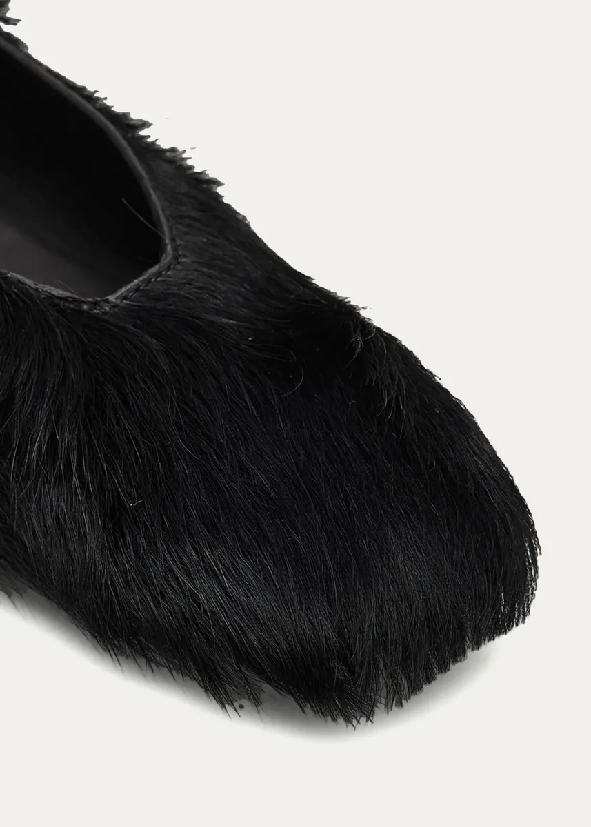 Rick Owens Calf Hair Ballerina Flats | Thumbnail 3 Rick Owens Calf Hair Ballerina Flats | Thumbnail 3