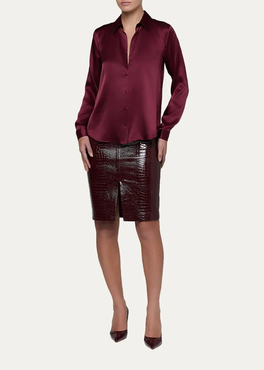 L'Agence Tyler Long-Sleeve Blouse | Thumbnail 10 L'Agence Tyler Long-Sleeve Blouse | Thumbnail 10