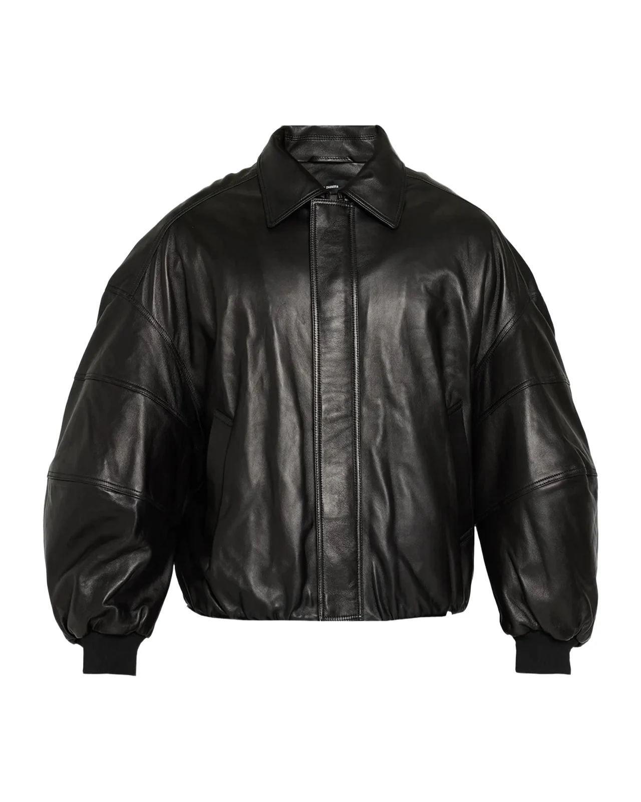 Willy Chavarria Men's Hustler Leather Jacket