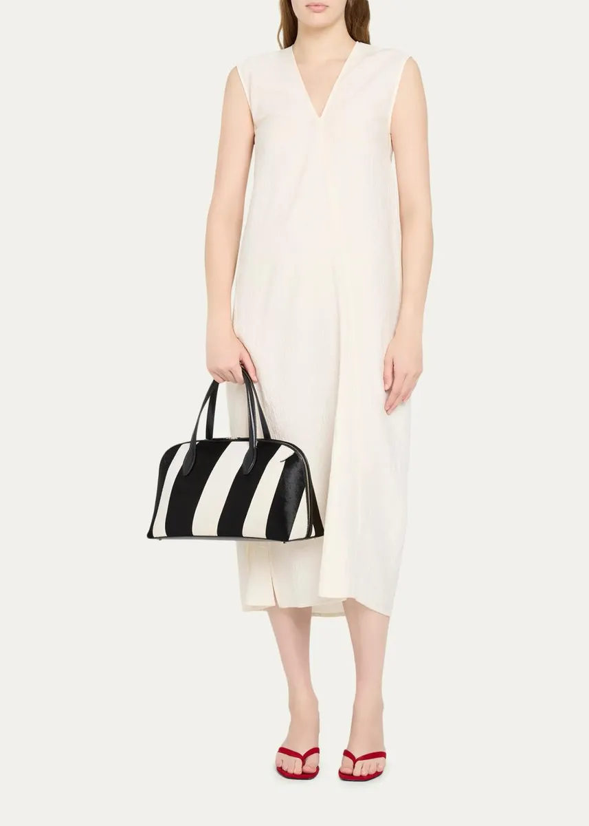 TOTEME Day Zebra-Print Calf Hair Tote Bag | Thumbnail 5