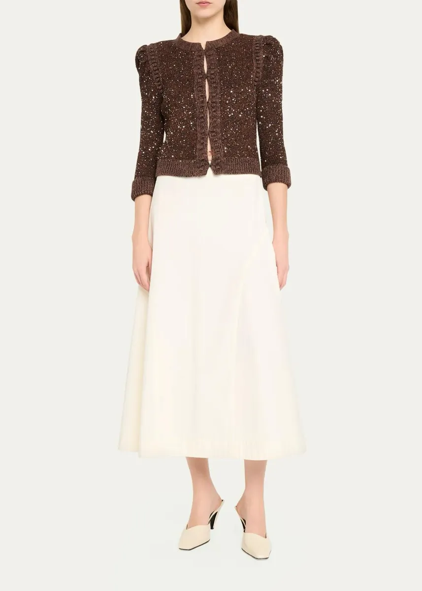 L'Agence Thistle Sequined Knit Cardigan | Thumbnail 2 L'Agence Thistle Sequined Knit Cardigan | Thumbnail 2
