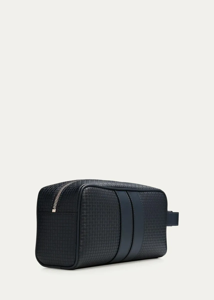Serapian Men's Stepan Leather Toiletry Bag | Thumbnail 3 Serapian Men's Stepan Leather Toiletry Bag | Thumbnail 3