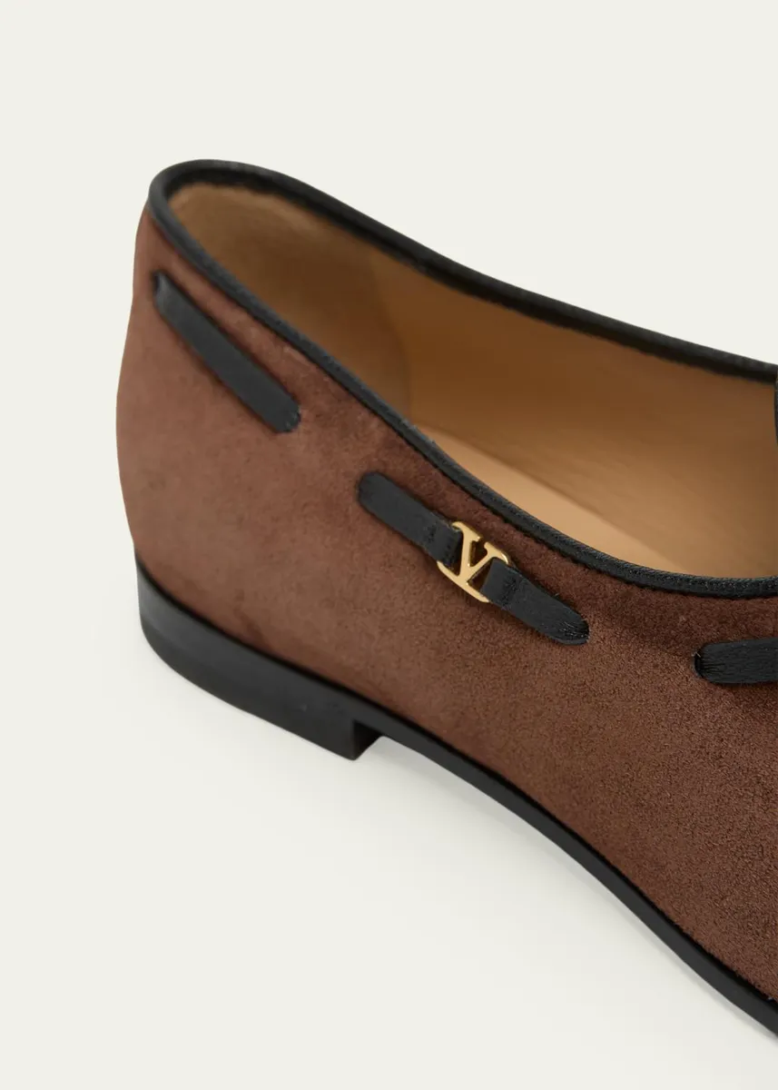 Valentino Garavani Men's Bowshire Leather Loafers | Thumbnail 5 Valentino Garavani Men's Bowshire Leather Loafers | Thumbnail 5