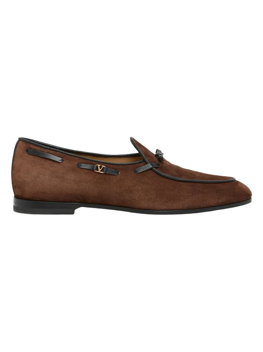 Valentino Garavani Men's Bowshire Leather Loafers