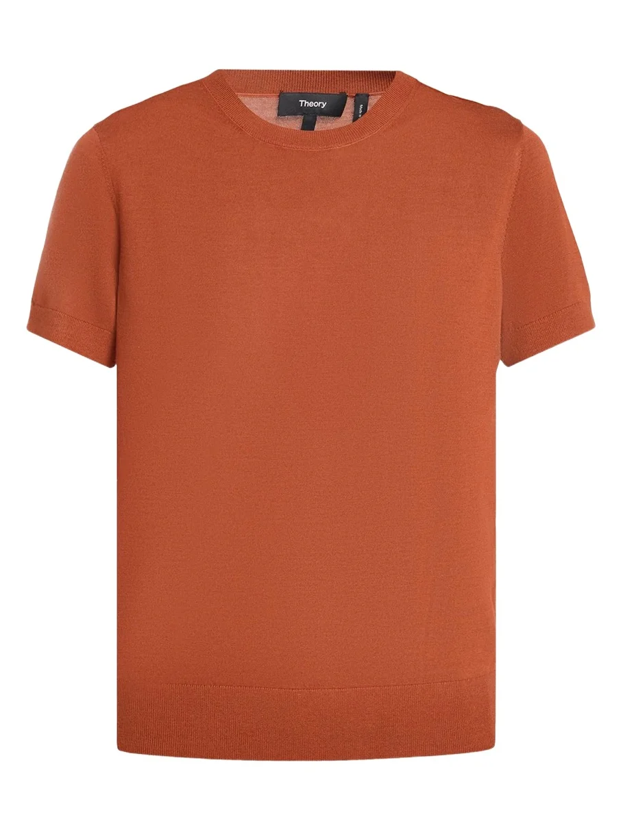 Regal Merino Wool Short-Sleeve Crew T-Shirt