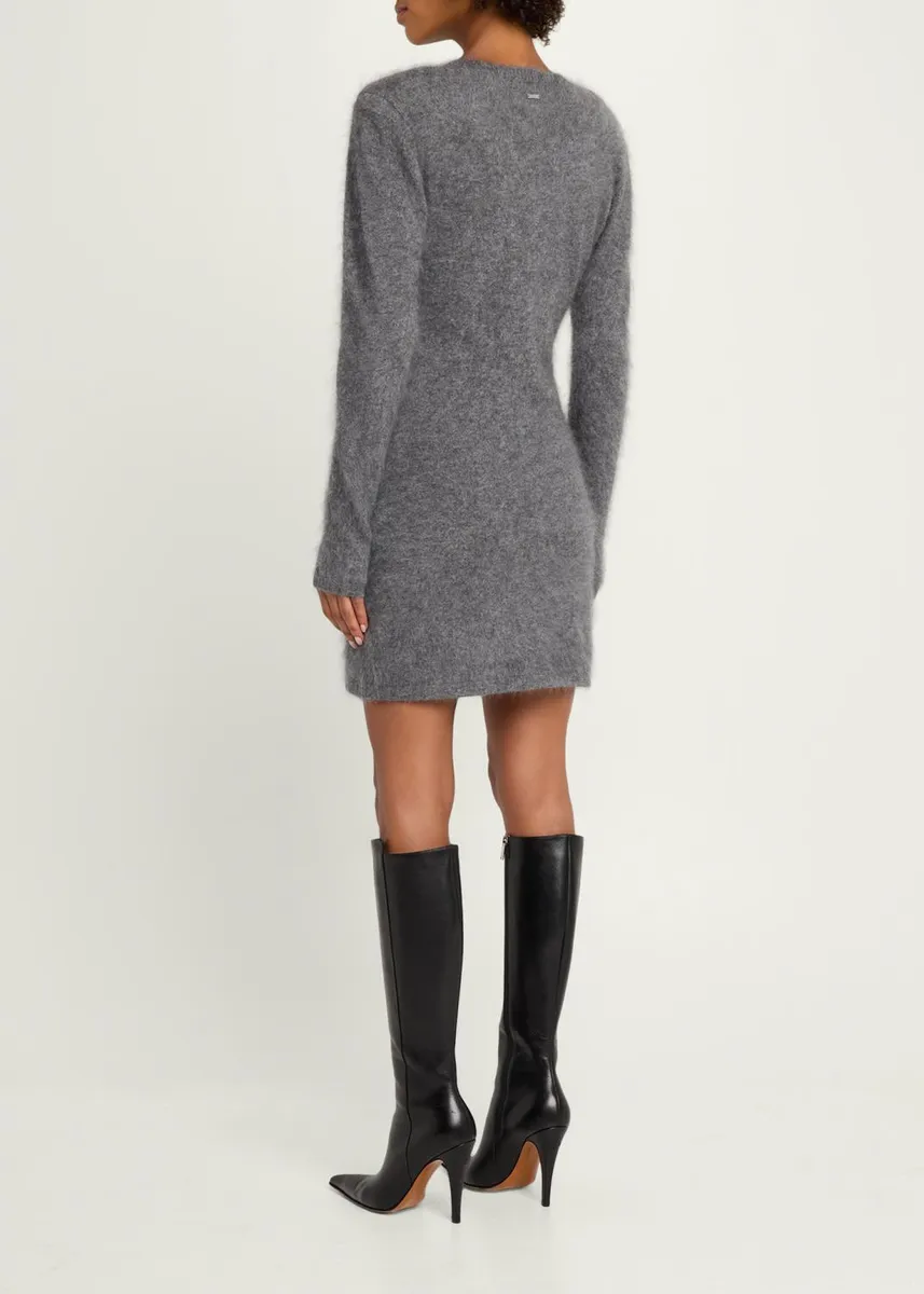 Toccin Sara Brushed Cashmere Mini Sweater Dress | Thumbnail 3 Toccin Sara Brushed Cashmere Mini Sweater Dress | Thumbnail 3