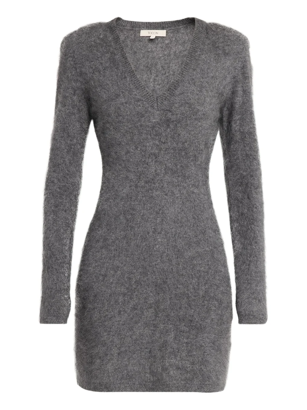 Toccin Sara Brushed Cashmere Mini Sweater Dress