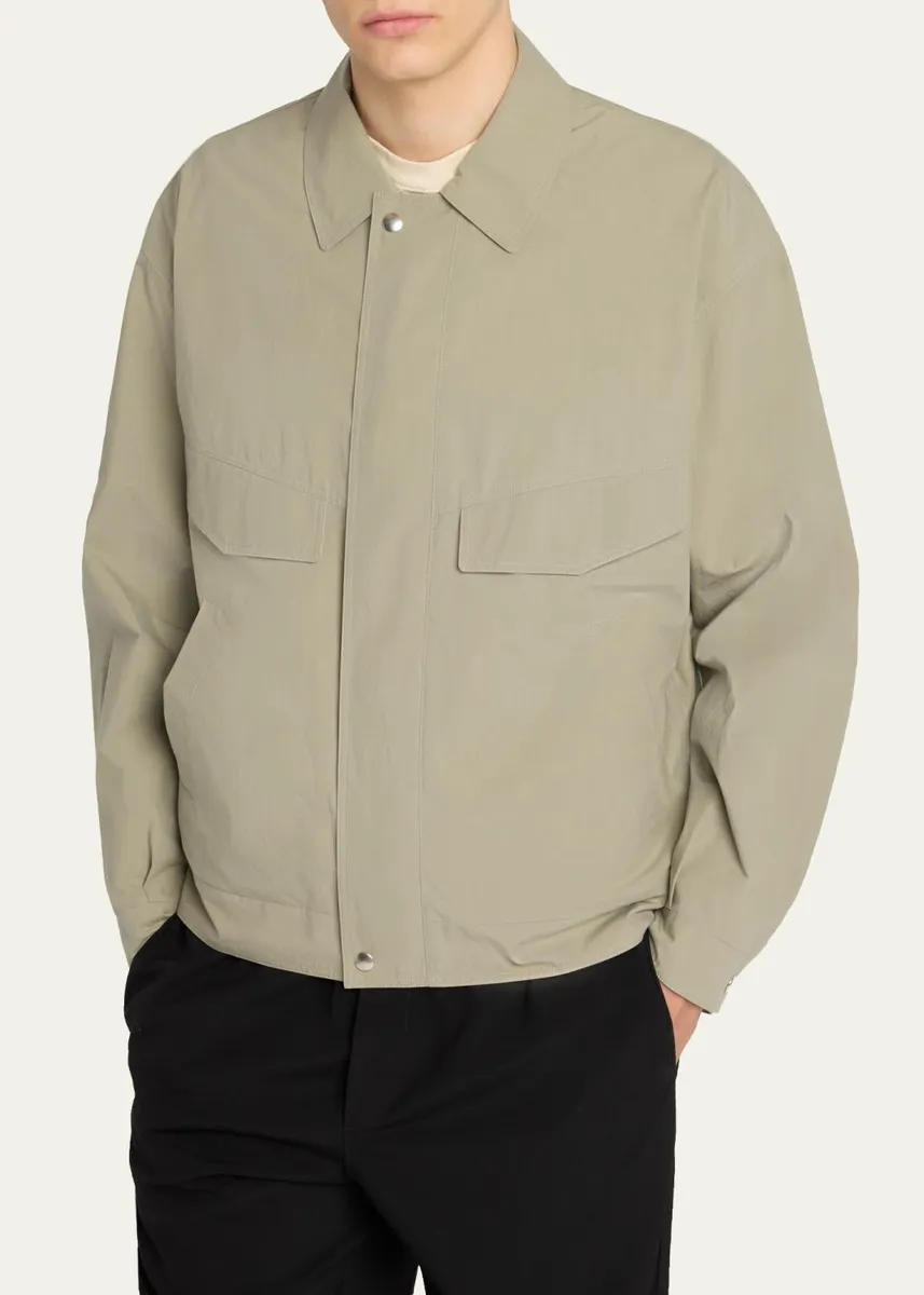 The Row Men's Vana Cotton Blouson Jacket | Thumbnail 4