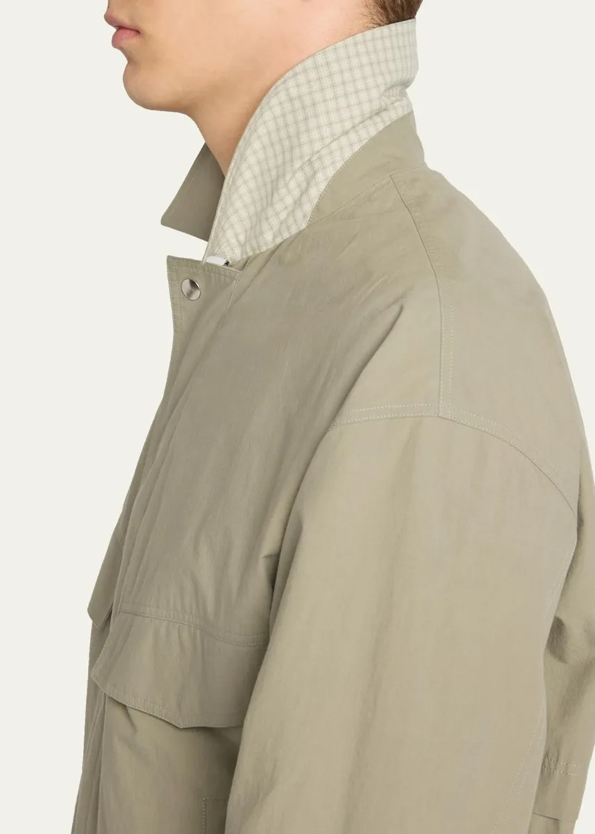 The Row Men's Vana Cotton Blouson Jacket | Thumbnail 5