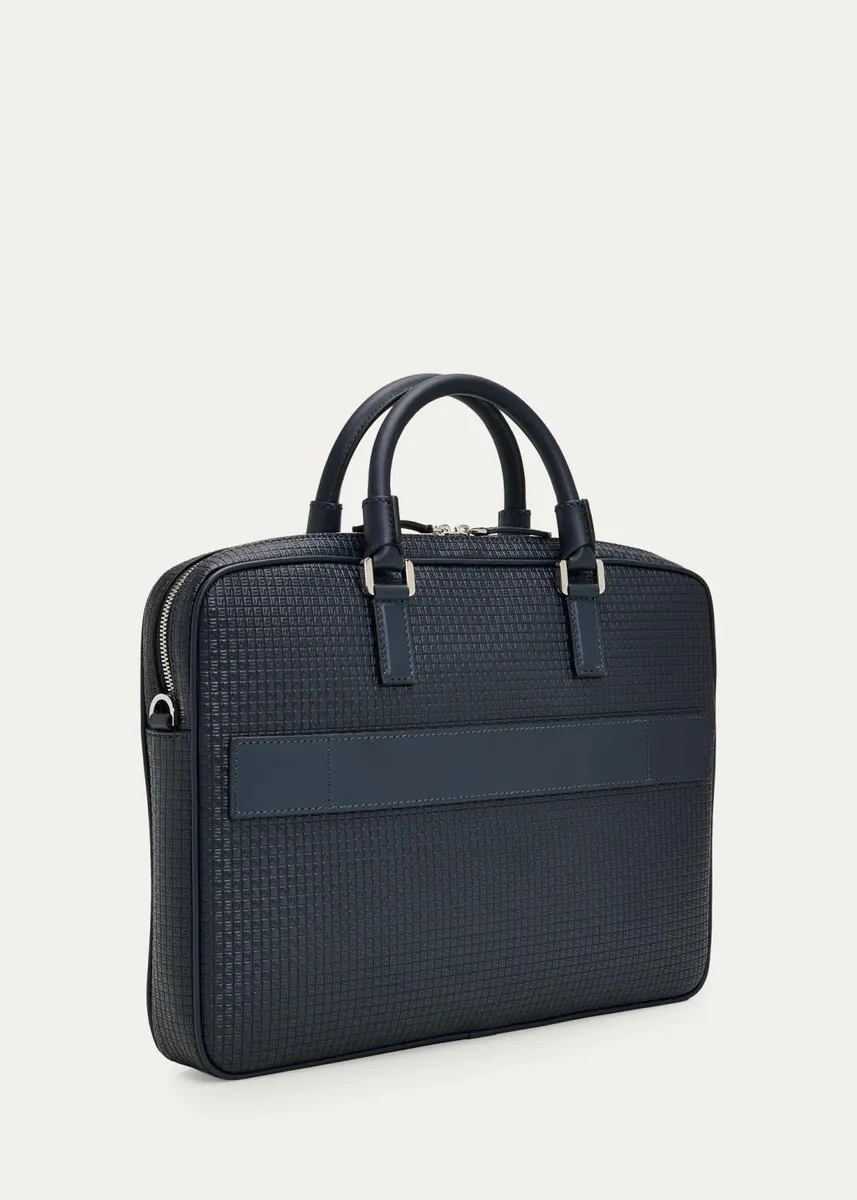 Serapian Men's Extra Slim Briefcase | Thumbnail 2 Serapian Men's Extra Slim Briefcase | Thumbnail 2