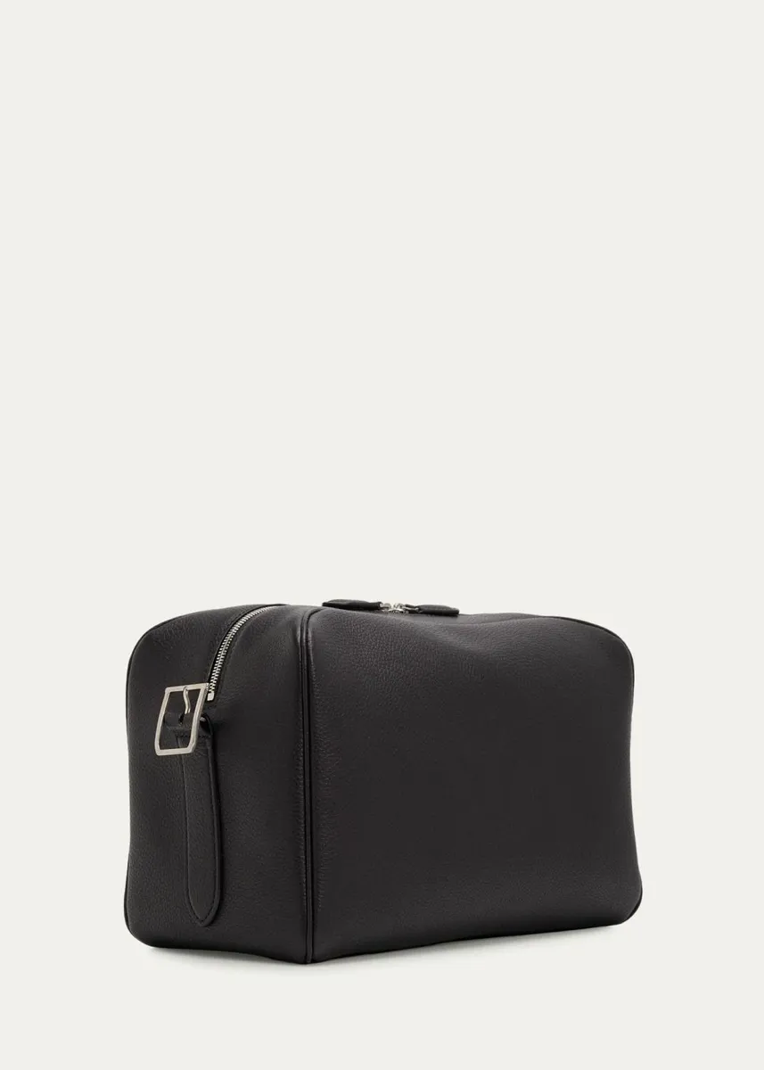 The Row Men's Jerome Grained Leather Crossbody Bag | Thumbnail 2