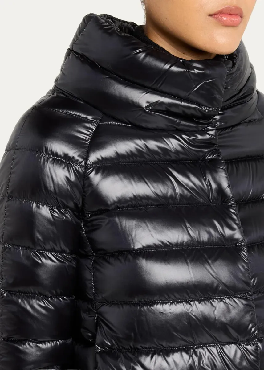 HERNO Iconico Piumino Sofia Water-Resistant Nylon Ultralight Puffer Jacket | Thumbnail 5 HERNO Iconico Piumino Sofia Water-Resistant Nylon Ultralight Puffer Jacket | Thumbnail 5