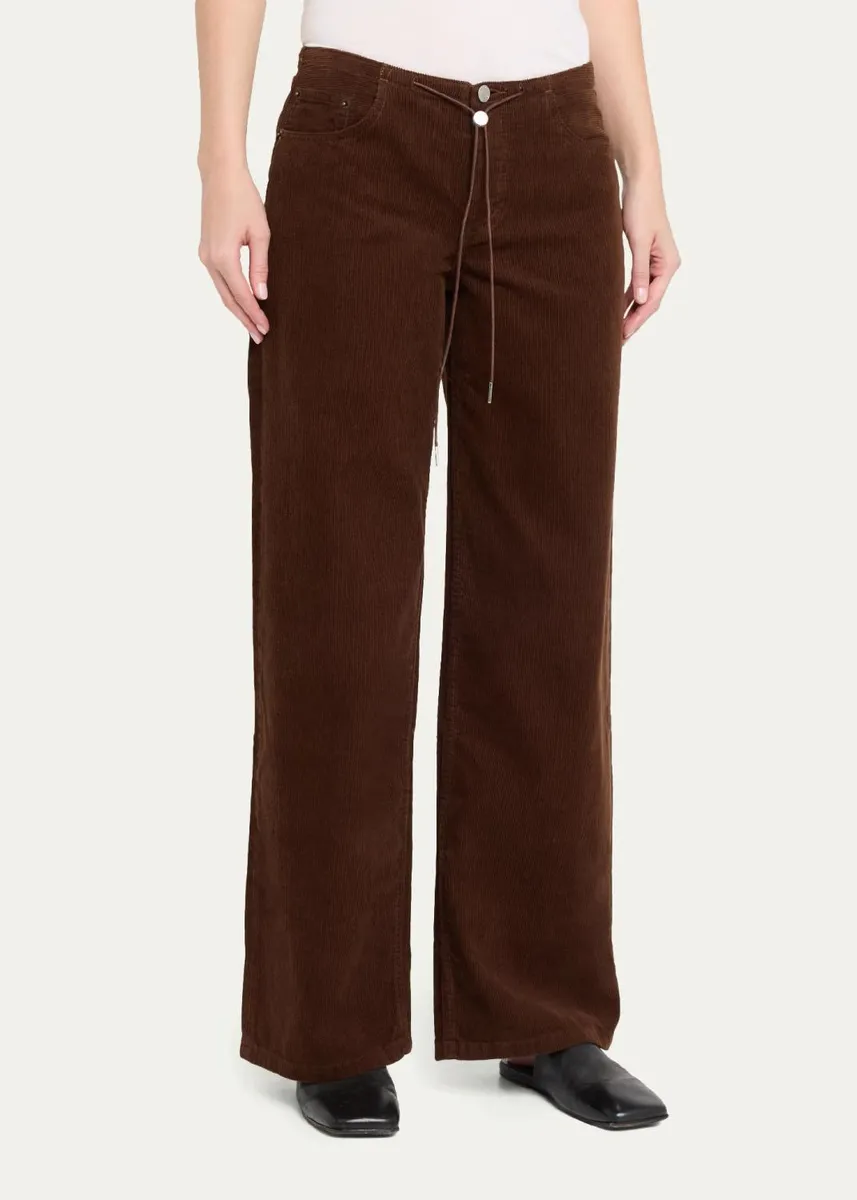 STILL HERE Cool Low-Rise Corduroy Jeans | Thumbnail 4 STILL HERE Cool Low-Rise Corduroy Jeans | Thumbnail 4