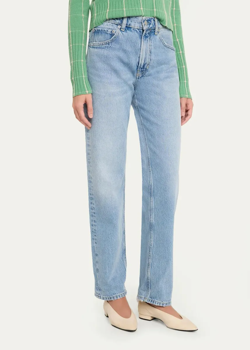 Guest In Residence Everyday Mid-Rise Straight-Leg Jeans | Thumbnail 4 Guest In Residence Everyday Mid-Rise Straight-Leg Jeans | Thumbnail 4