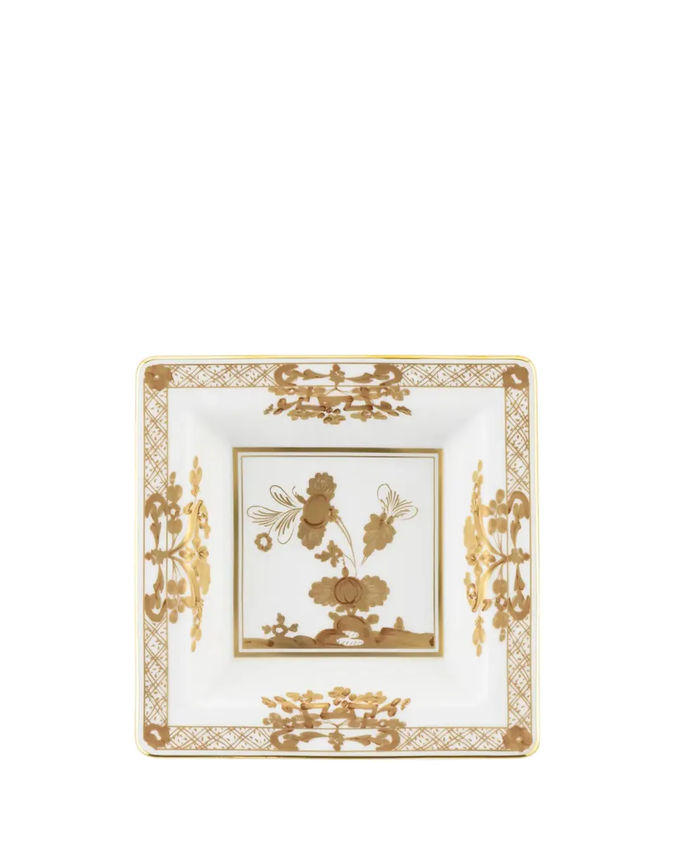 GINORI 1735 Aurum Botanical Square Tray | Thumbnail 2 GINORI 1735 Aurum Botanical Square Tray | Thumbnail 2