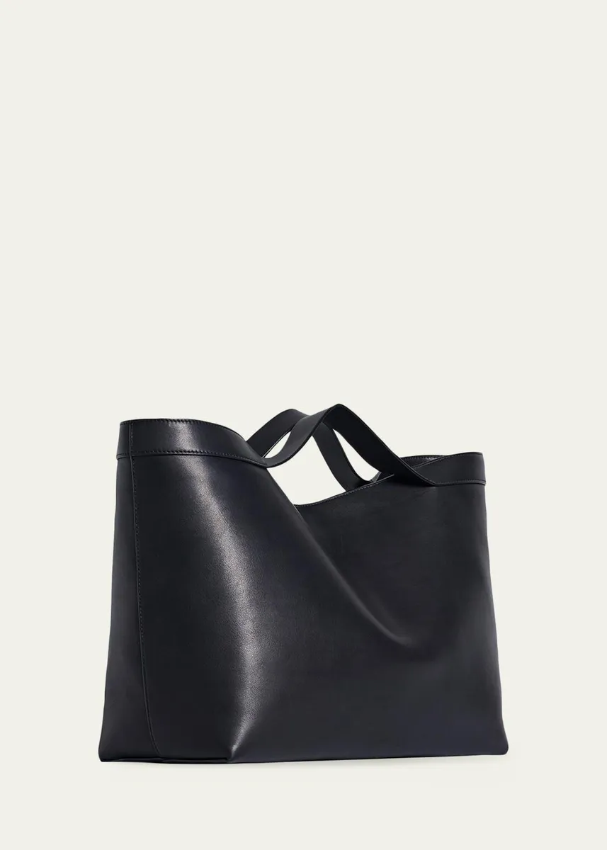 The Row Kit Large Tote Bag in Leather | Thumbnail 2 The Row Kit Large Tote Bag in Leather | Thumbnail 2