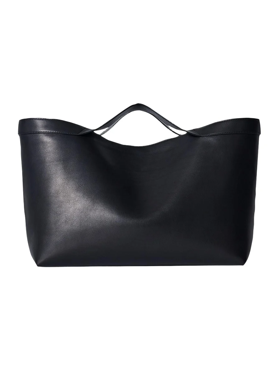The Row Kit Large Tote Bag in Leather