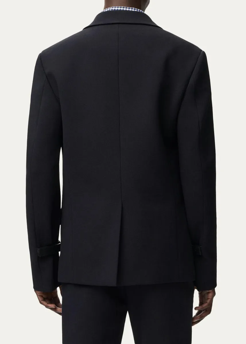 Loewe Men's Zip-Pocket Single-Breasted Sport Jacket | Thumbnail 3 Loewe Men's Zip-Pocket Single-Breasted Sport Jacket | Thumbnail 3