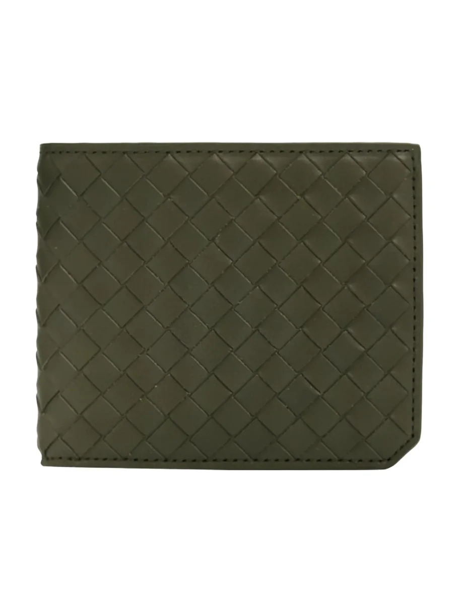 Bottega Veneta Men's Intrecciato Leather Bifold Wallet